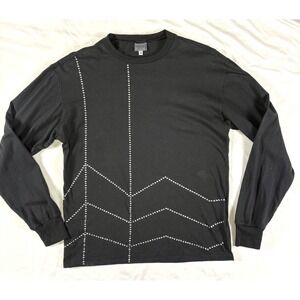 Vintage Y2K VERSUS Versace‎ Mens TShirt M Studded Geometric Designer Bold Street